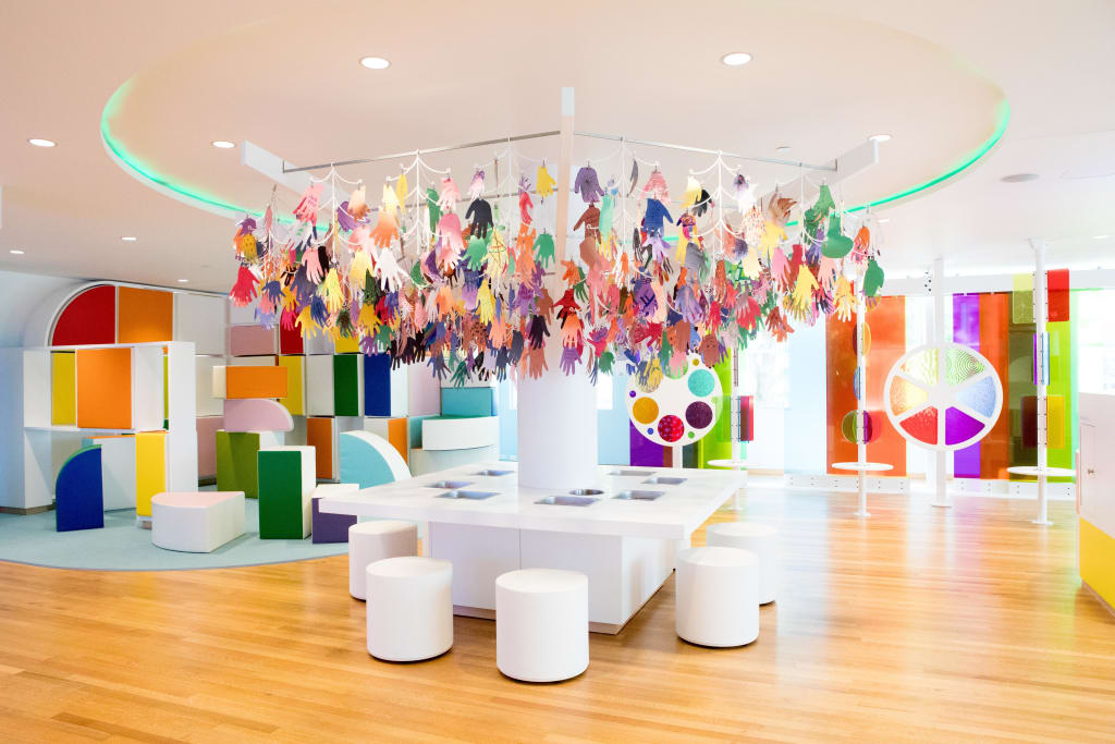 image of the High Museum of Art's Green Family Learning Gallery in atlanta ga