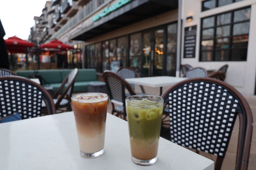 image of drinks from The James Room in atlanta