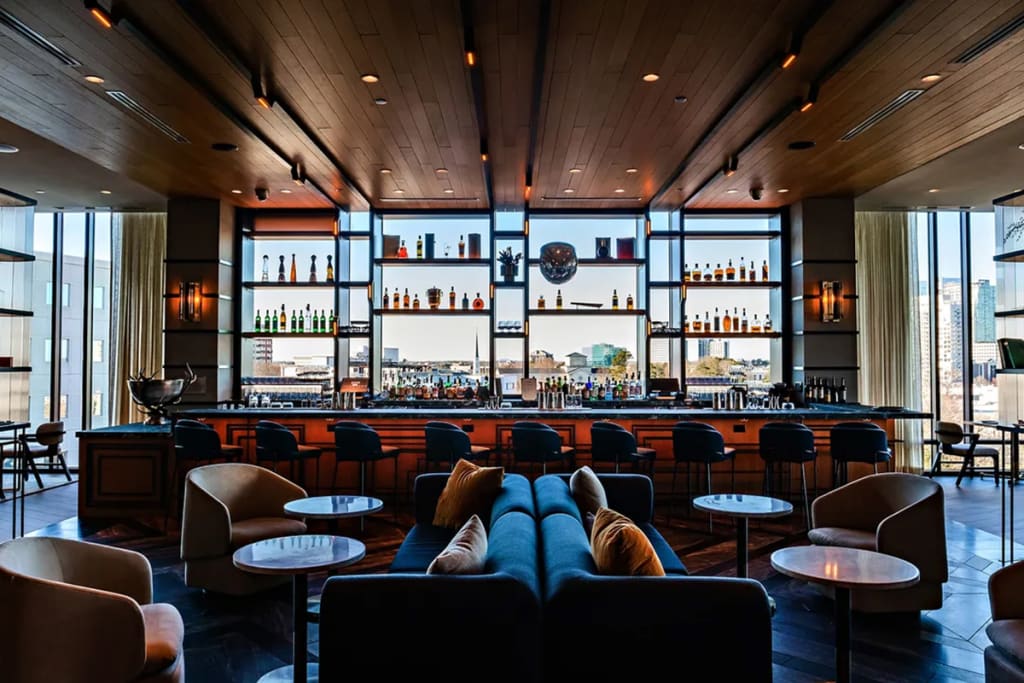 bar with a view
