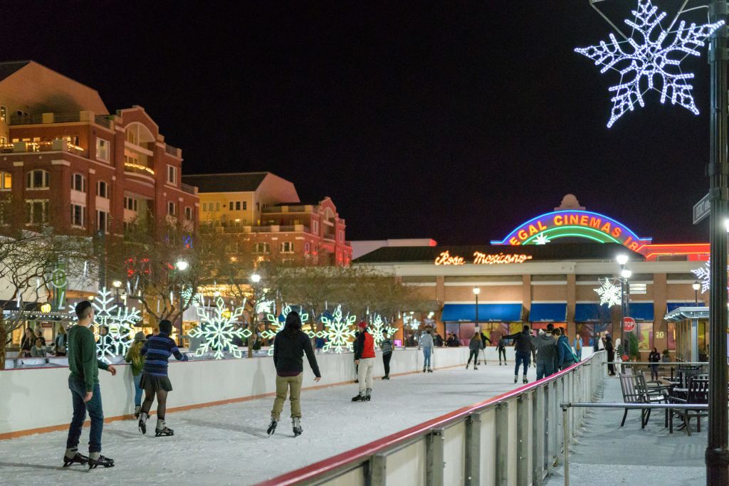Ice skating at Atlantic Station