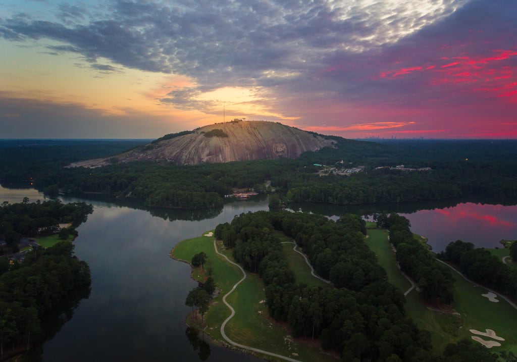Stone Mountain Park 1 Aerial View of Stone Mountain Park