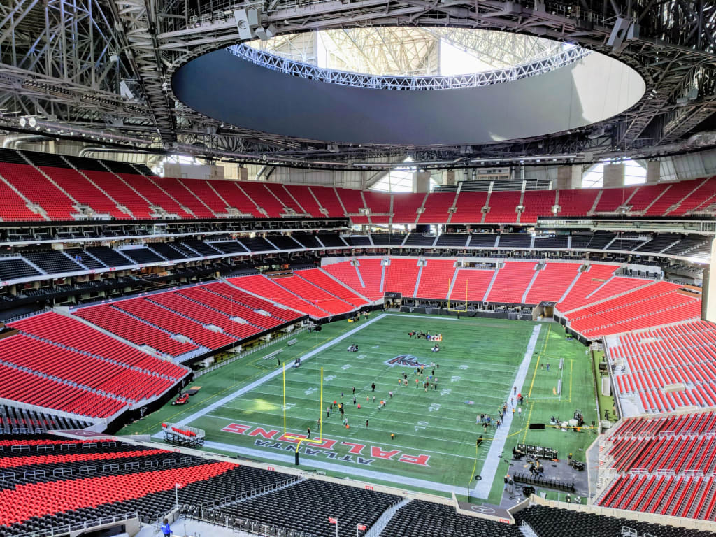 Mercedes-Benz stadium interior