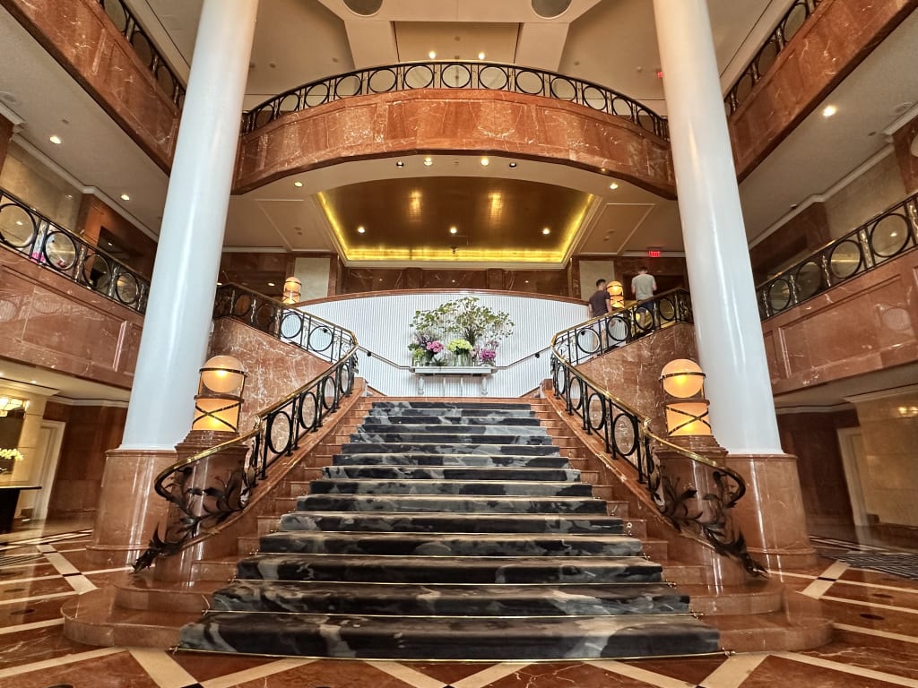image of stairs in the Four Seasons Hotel Atlanta