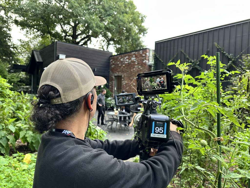 Filming Atlanta Con Sabor Latino at The Chastain