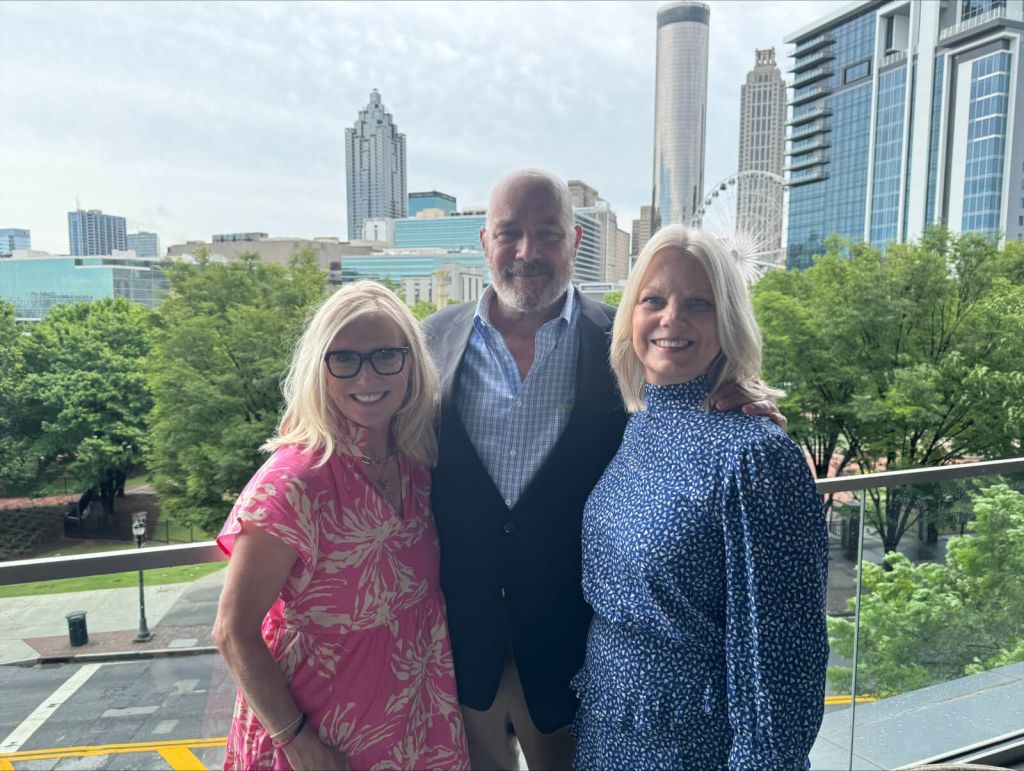 image of Kris Shea, Richard Jones and Cynthia Alford working together for an atlanta event
