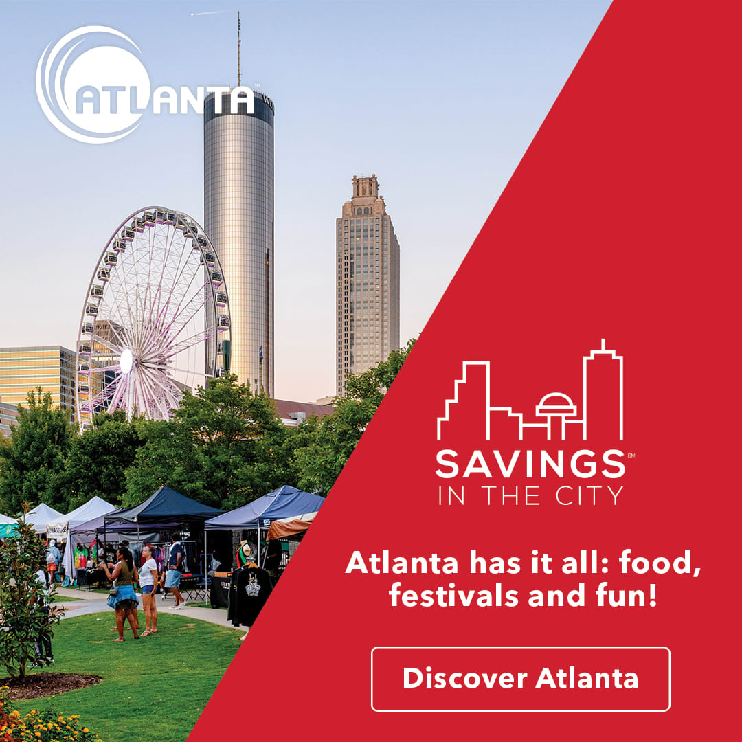 Enjoy everything Atlanta has to offer.