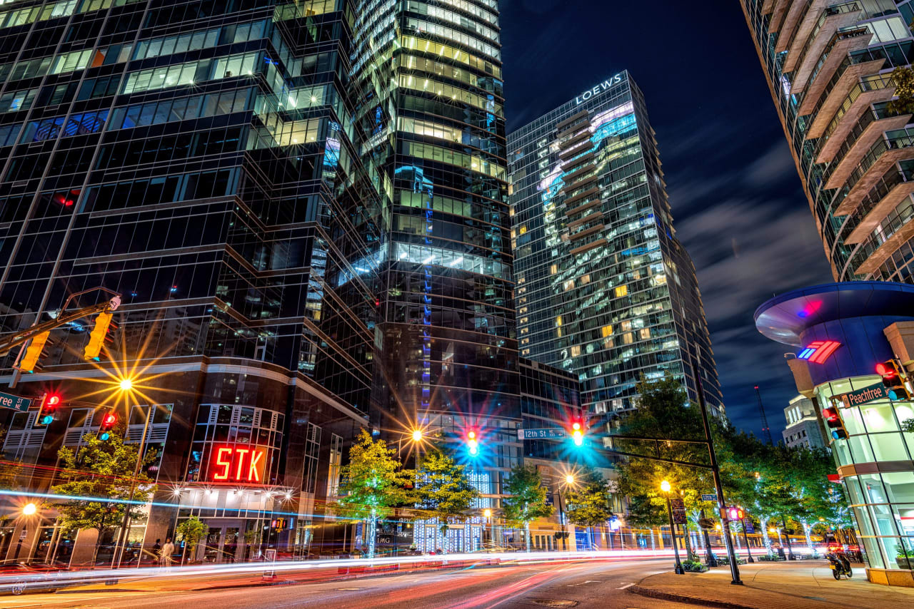 Peachtree Street in Midtown Atlanta