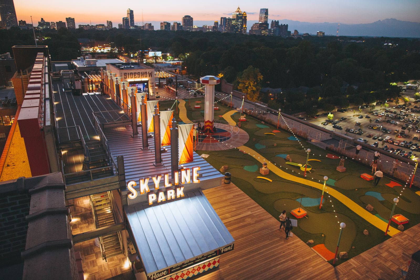 Today's Skyline Park is reminiscent of a former amusement park