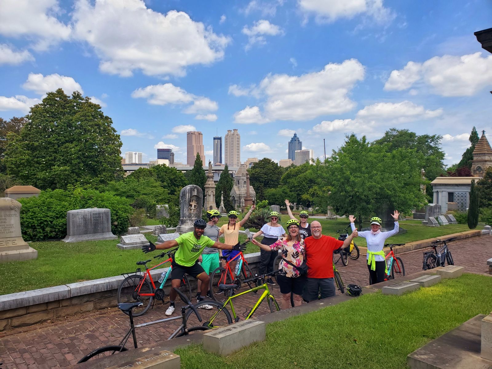 Couples can explore the city by taking a tour of Atlanta