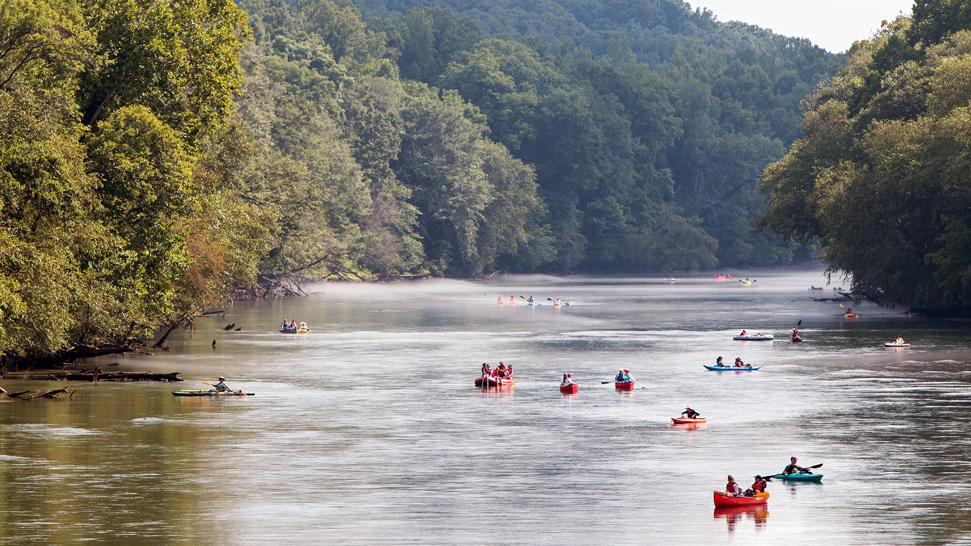 Kayaking the Chattahoochee River near Atlanta, GA