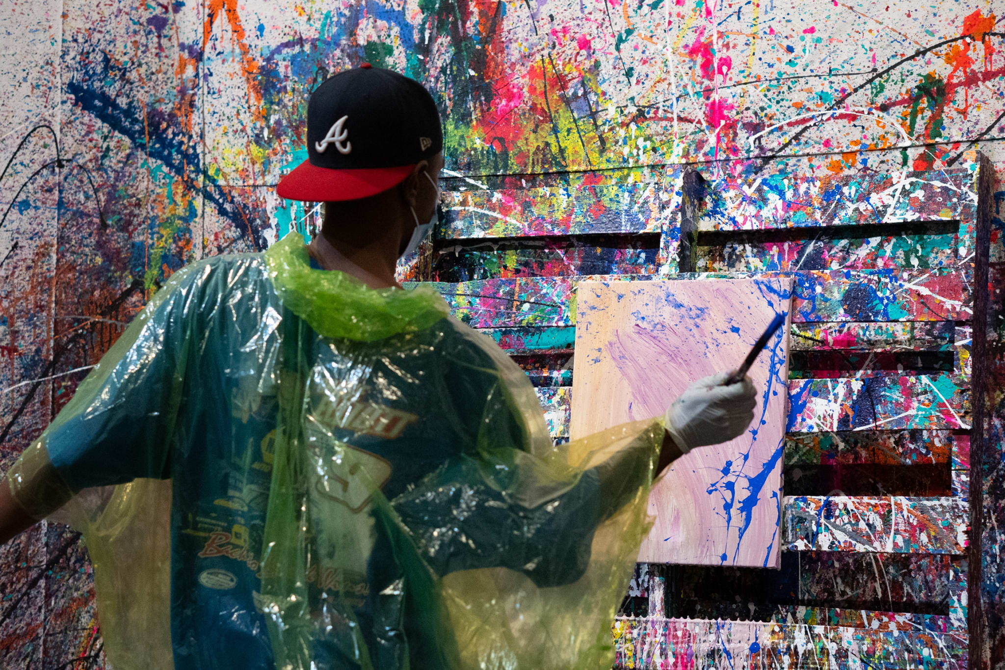 image of a one-of-a-kind work of art at splatter studio