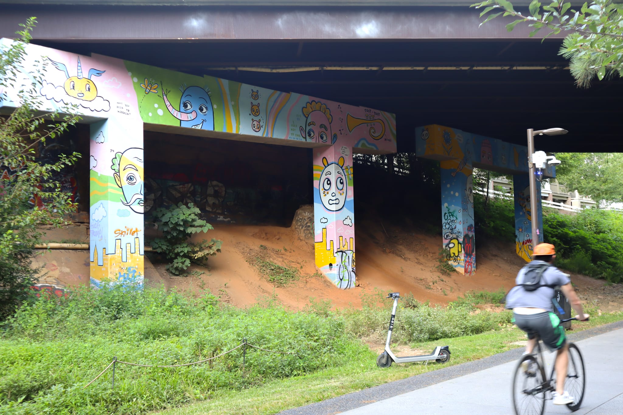 image of Mural by artist Kyle Brooks, also known as A BlackCatTips