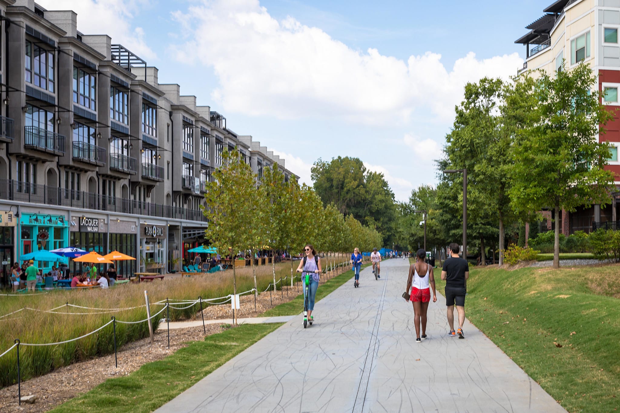 Grab a bite to eat off the Atlanta BeltLine Eastside Trail