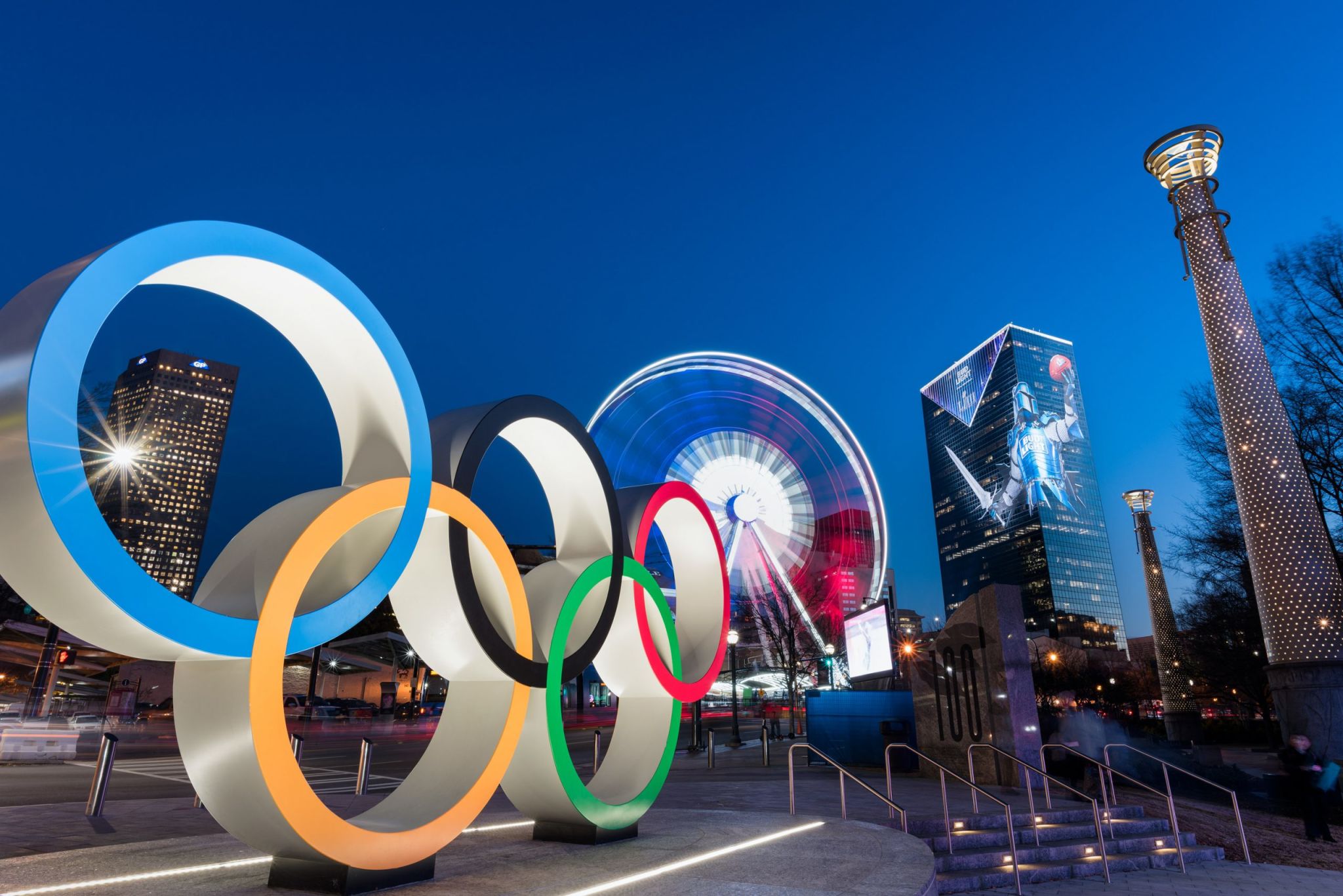 Olympic Rings at Centennial Olymoic Park