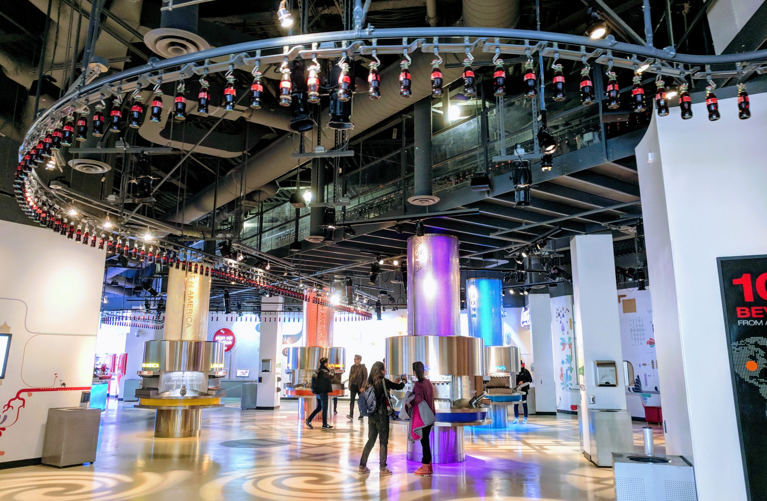 World of Coca-Cola tasting room