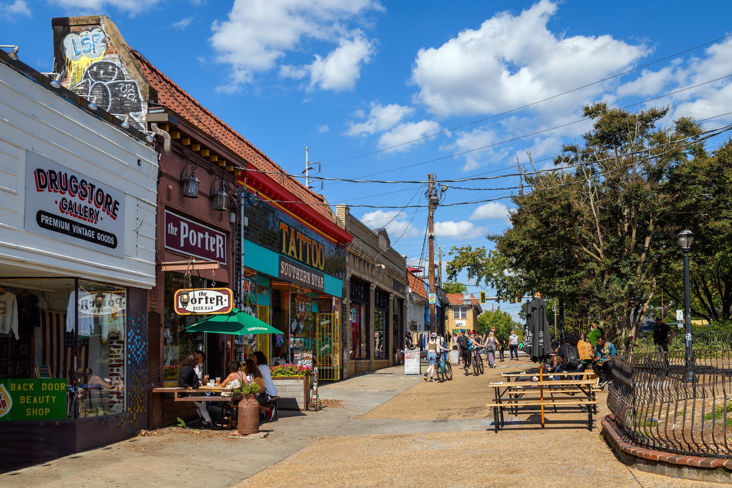 Take a stroll hand in hand around Little Five Points.