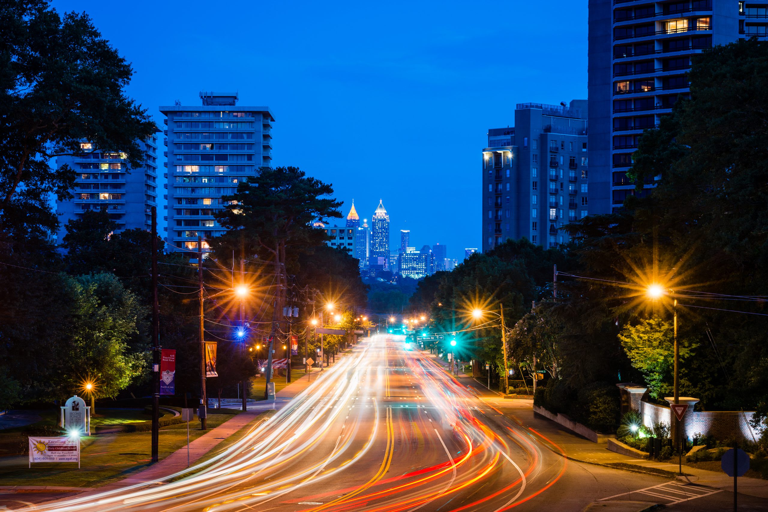 Atlanta Peachtree Street Skyline