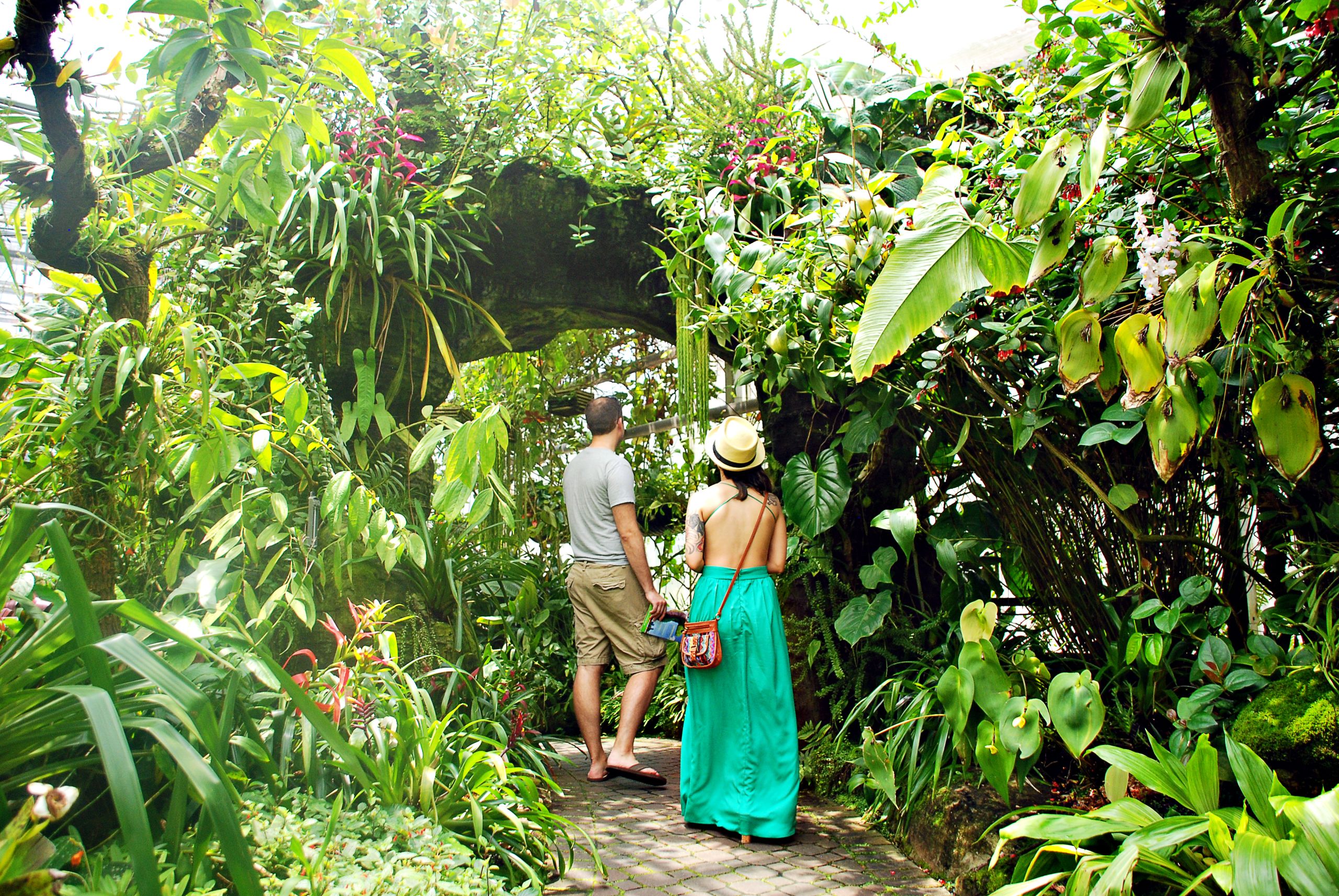 Atlanta Botanical Garden is a beautiful location for wedding photos