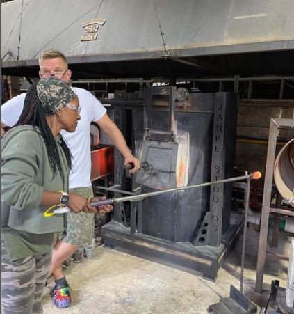 Elevate your Meeting with these Atlanta-Only Experiences 8 image of glassblowing at Janke Glassblowing Studio