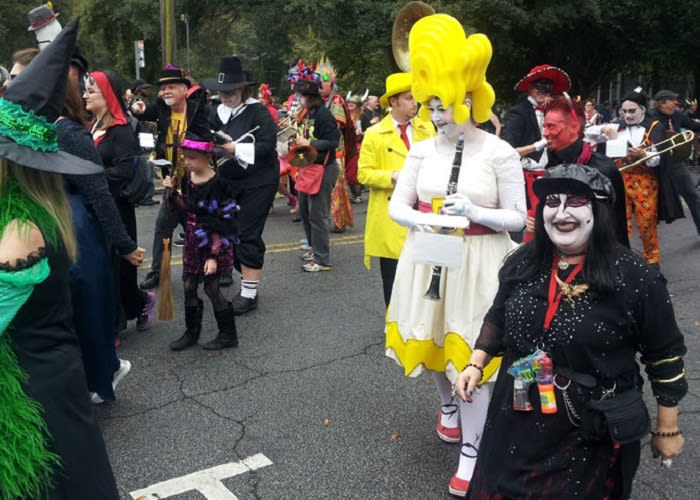 Seed and Feed Band at the L5P Halloween Parade