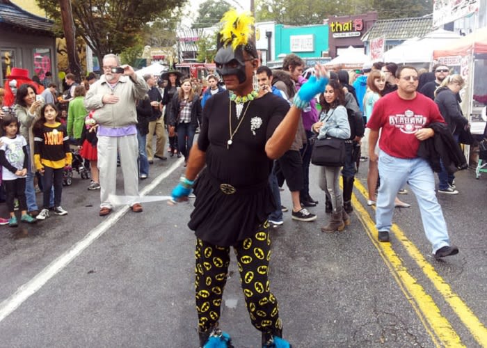 Baton Bob at Little Five Points Halloween Parade in Atlanta