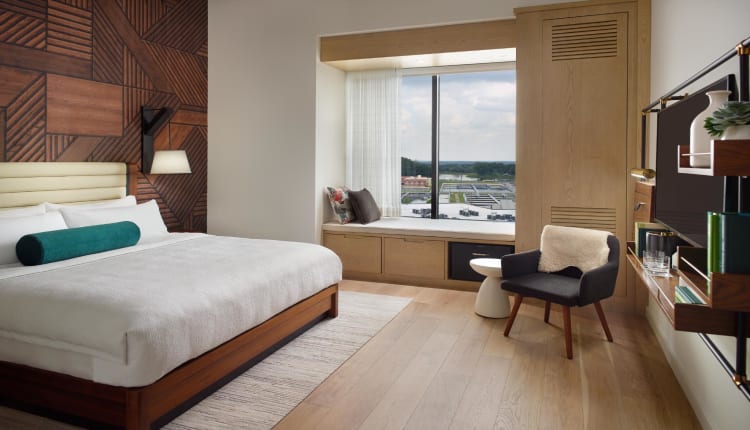 Deluxe king room at Bellyard Hotel