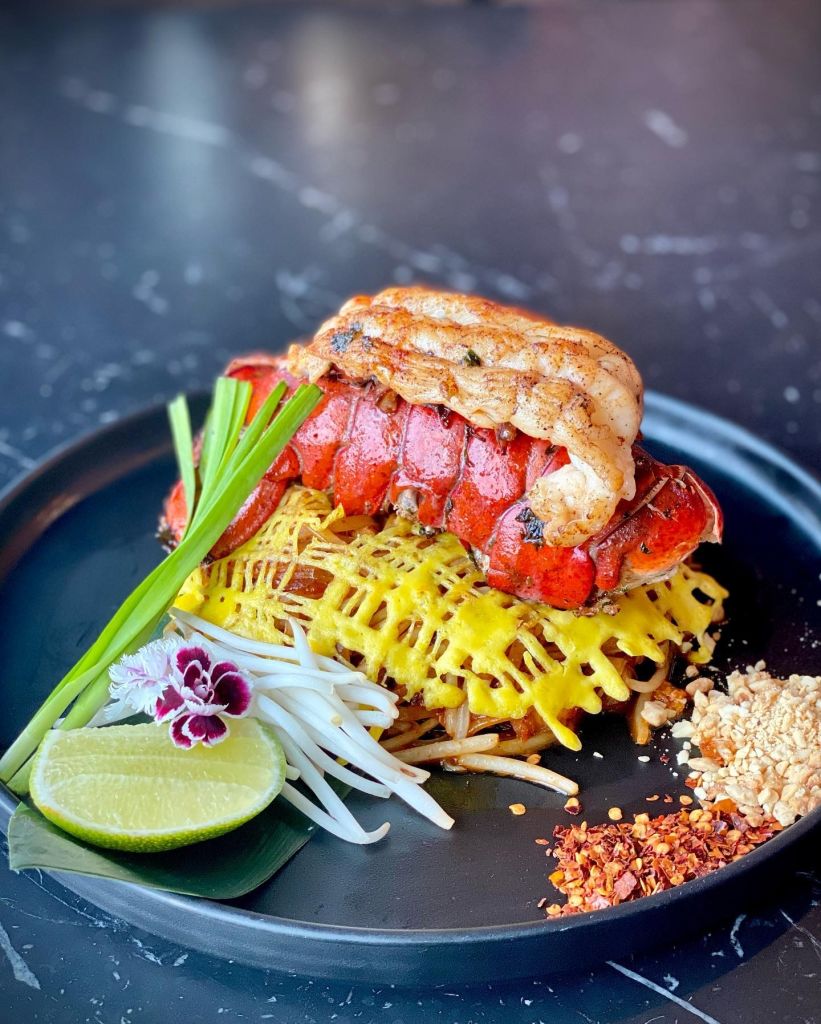 A lobster dish that pays homage to the vibrant Yaowarat neighborhood in Bangkok, from Yao Atlanta.