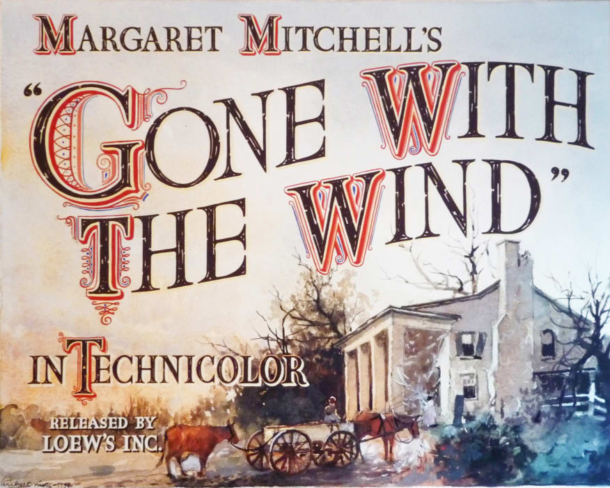 Margaret Mitchell's "Gone with the Wind" Movie Poster