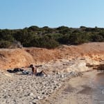 creek in Antiparos where we slept not far from Faneromeni Church