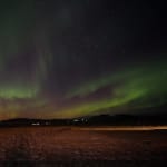 Aurora Borealis at night