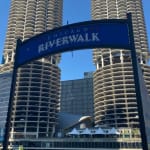 Entrance to the riverwalk outside of London House