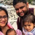 At the Boulders beach amongst the colony of penguins that still exist in South Africa