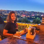 Roof-top cafe at Sultanahmet