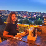 Roof-top cafe at Sultanahmet