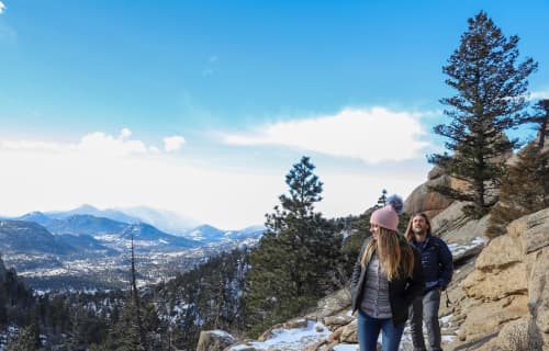 One of many panoramic views in Rocky Mountain National Park