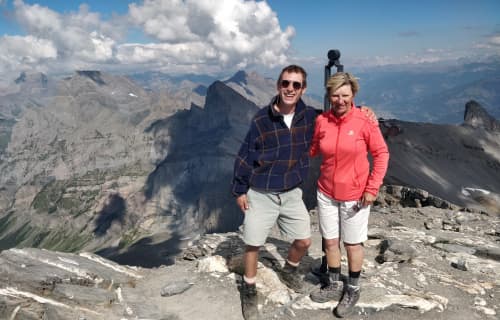 Made it to the Summit! Mom is 68 and in great shape. Please please do not underestimate this hike!! She is an experienced mountaineer.