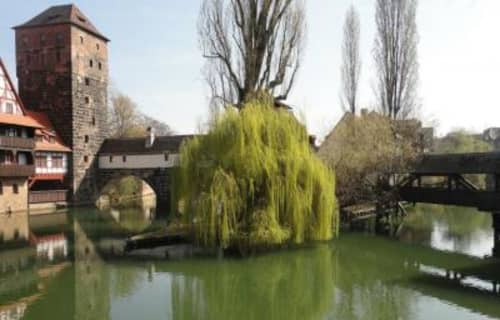 one of my favorite views from Kettensteg bridge