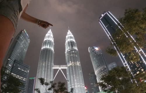 Petrona Towers at Night