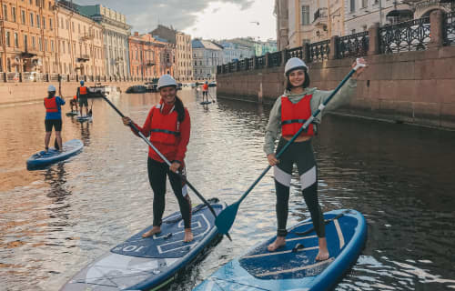 Sup tour around the rivers and canals