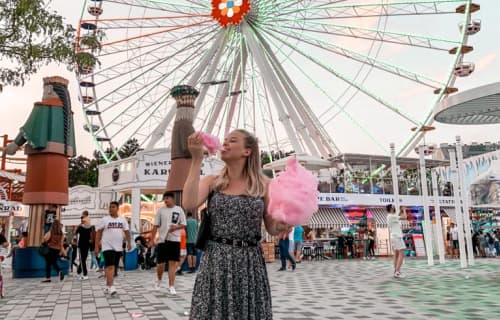 Candy floss at Prater