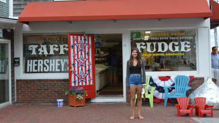 Penny Candy has the best salt water taffy and fudge!