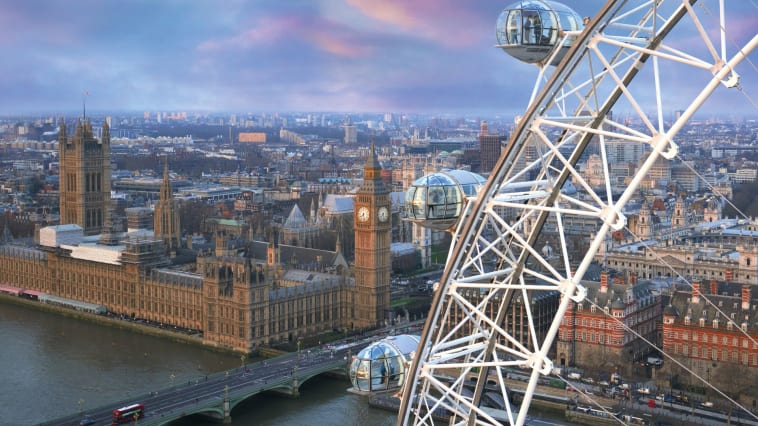 View from London Eye