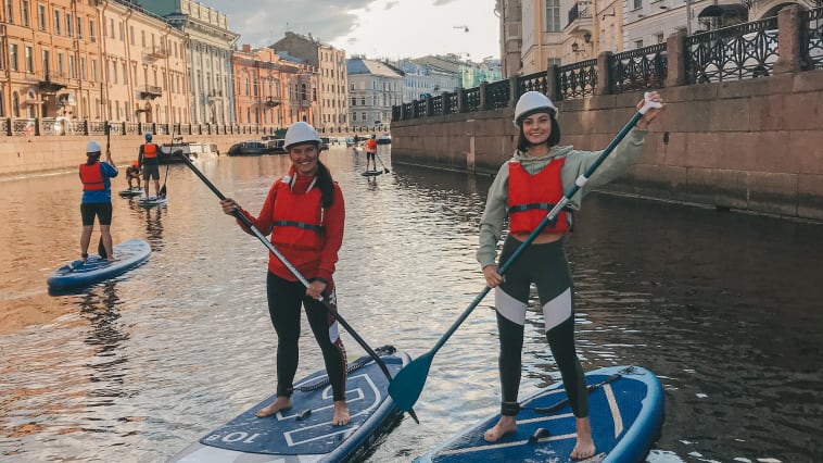 Sup tour around the rivers and canals