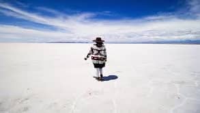 Uyuni - salt flats - walking