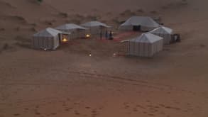 Erfoud - Visiting Erg Chebbi; the sand dunes of the Sahara - Camping in the desert