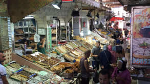 Fes - Touring ancient markets and visiting Roman ruins outside of city. - The busy market in a village outside of Fes