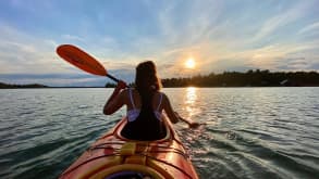 Bottna - Magical and peaceful nature - Kayaking into the sunset