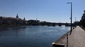 Würzburg - visit a friend - The river Main