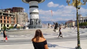 Skopje - Charming City that is the Birthplace of Mother Teresa - Main square with the statue of "The Man on the Horse"