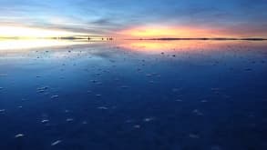 Uyuni - The Salar de Uyuni - The reflection on the water is amazing